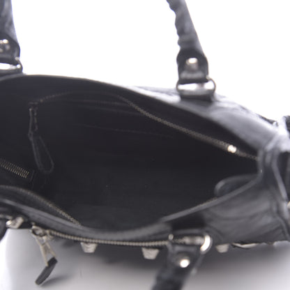 Balenciaga Agneau Giant 12 Silver Hardware Mini City Black 5 of 10