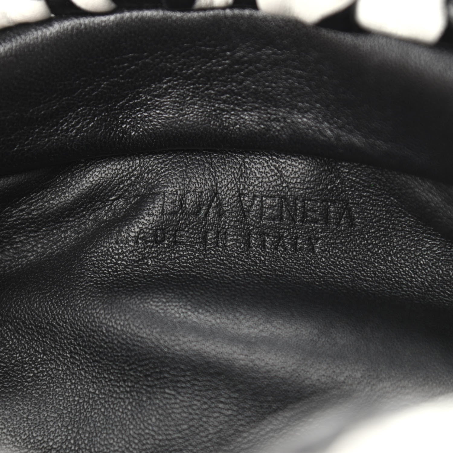 Bottega Veneta Nappa Zebra Print The Pouch Oversized Clutch White Black 5 of 10