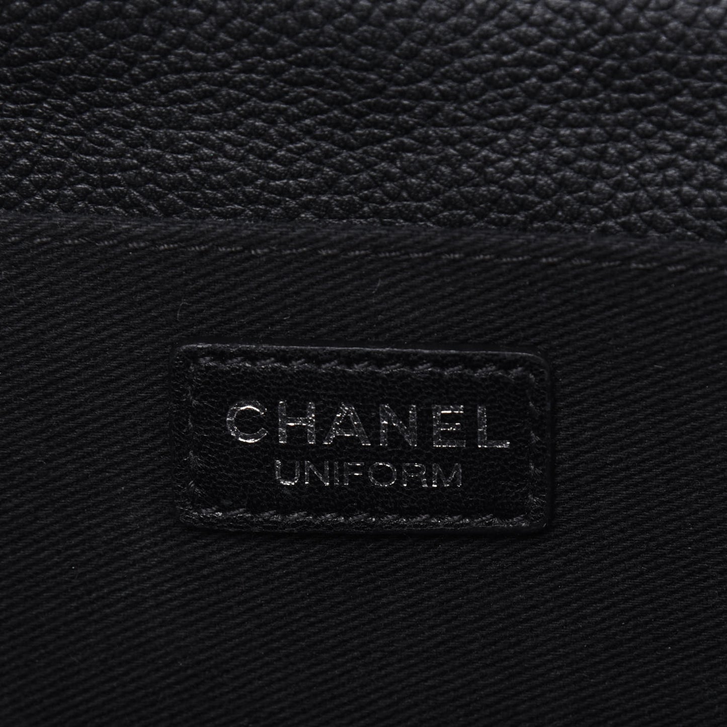 Grained Calfskin Quilted 2.55 Reissue Flap Belt Bag Clutch Black