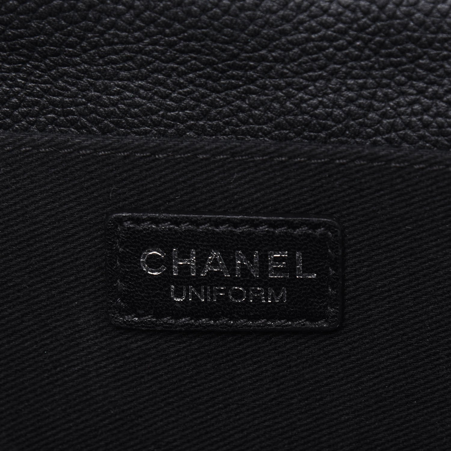 Chanel Grained Calfskin Quilted 2.55 Reissue Flap Belt Bag Clutch Black 6 of 11