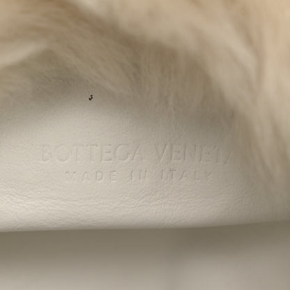 Bottega Veneta Shearling Lambskin The Pouch Chain White 6 of 10