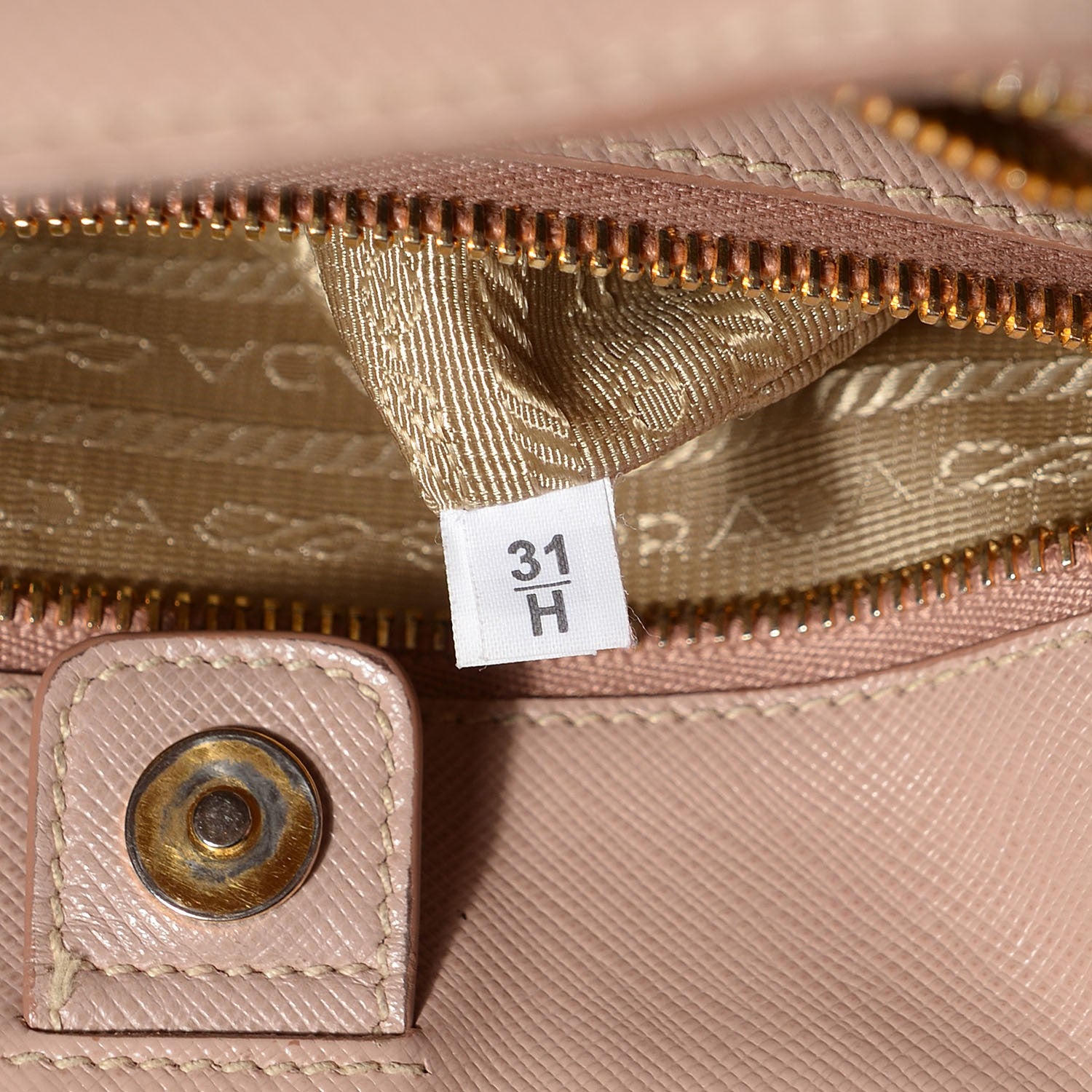 Prada Saffiano Lux Medium Tote Cammeo 8 of 12