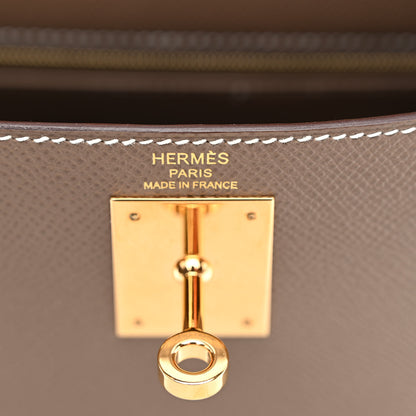 Hermes Epsom Kelly Sellier 28 Etoupe 6 of 11