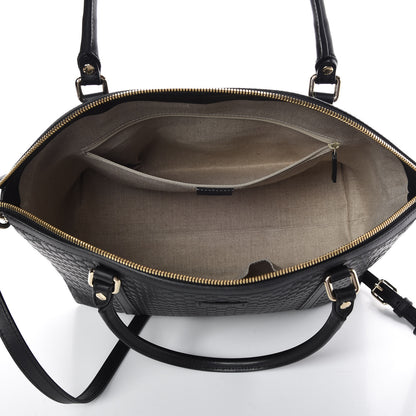 Gucci Soft Microguccissima Dome Satchel Black 7 of 9