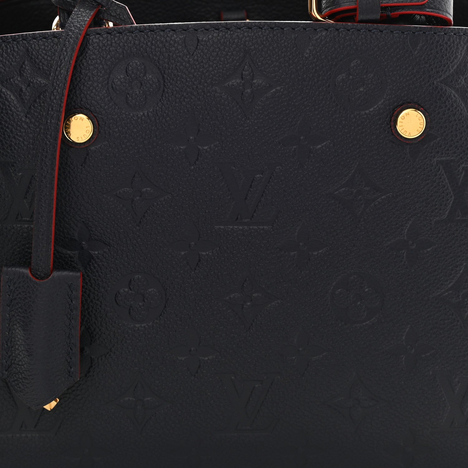 Louis Vuitton Empreinte Montaigne BB Marine Rouge 7 of 9