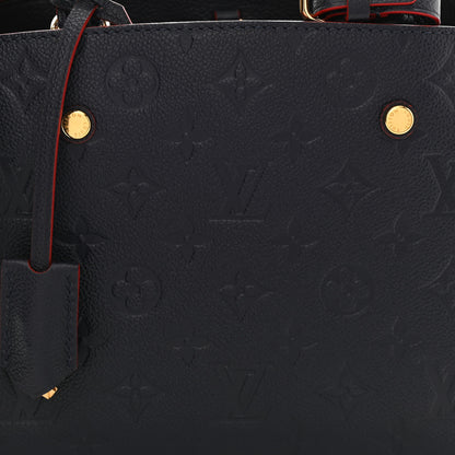 Louis Vuitton Empreinte Montaigne BB Marine Rouge 7 of 9