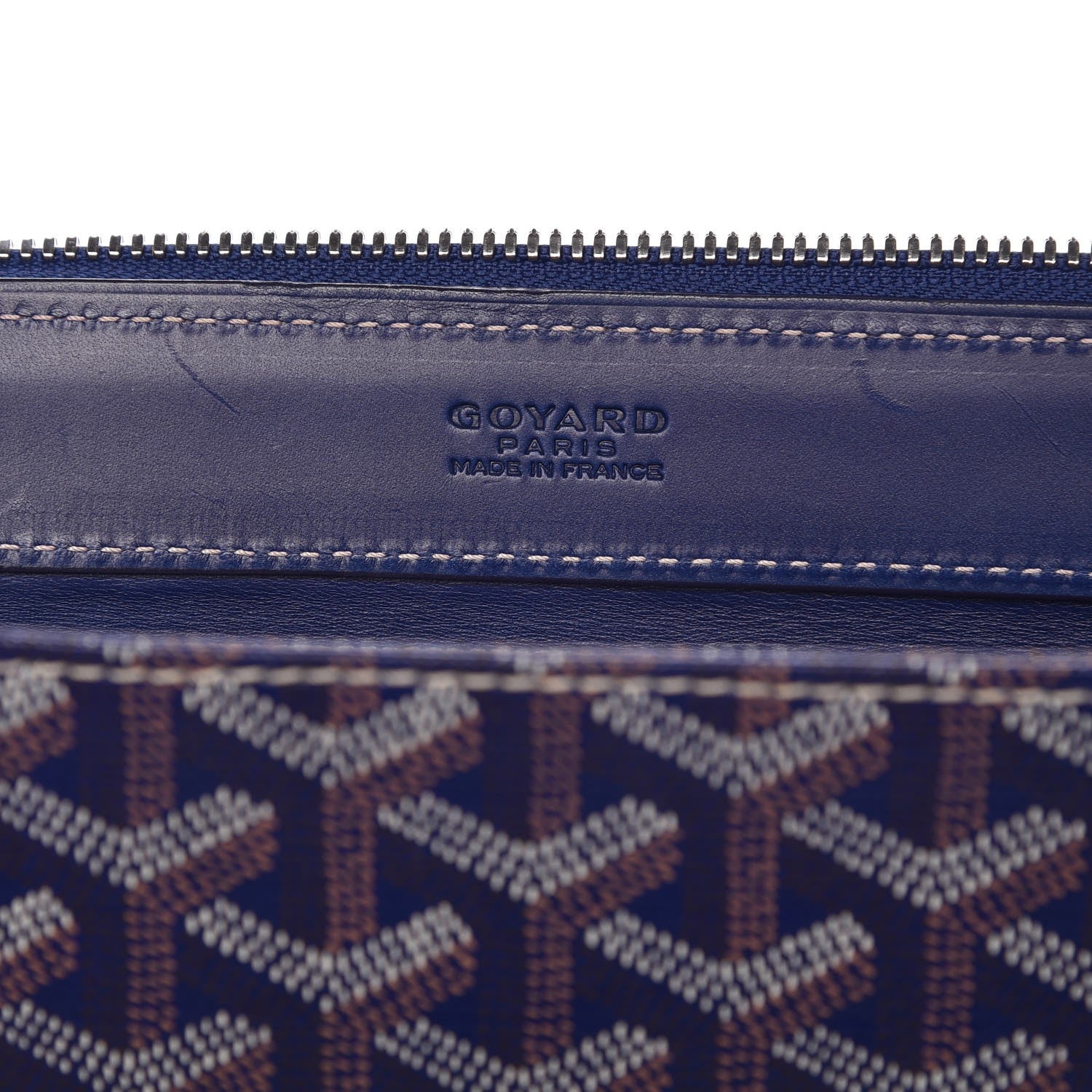 Goyard Goyardine Sac Marie Galante GM Navy 6 of 10