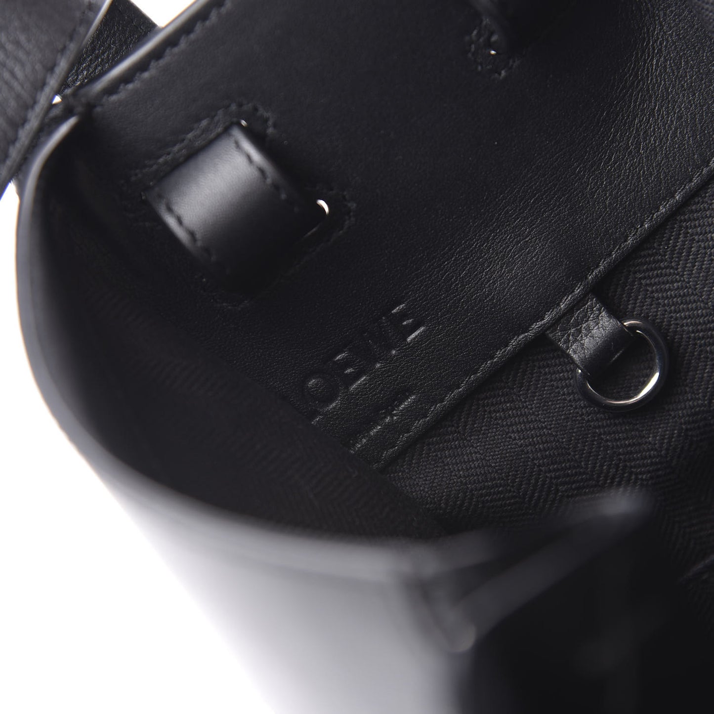 Calfskin Small Hammock Shoulder Bag Black