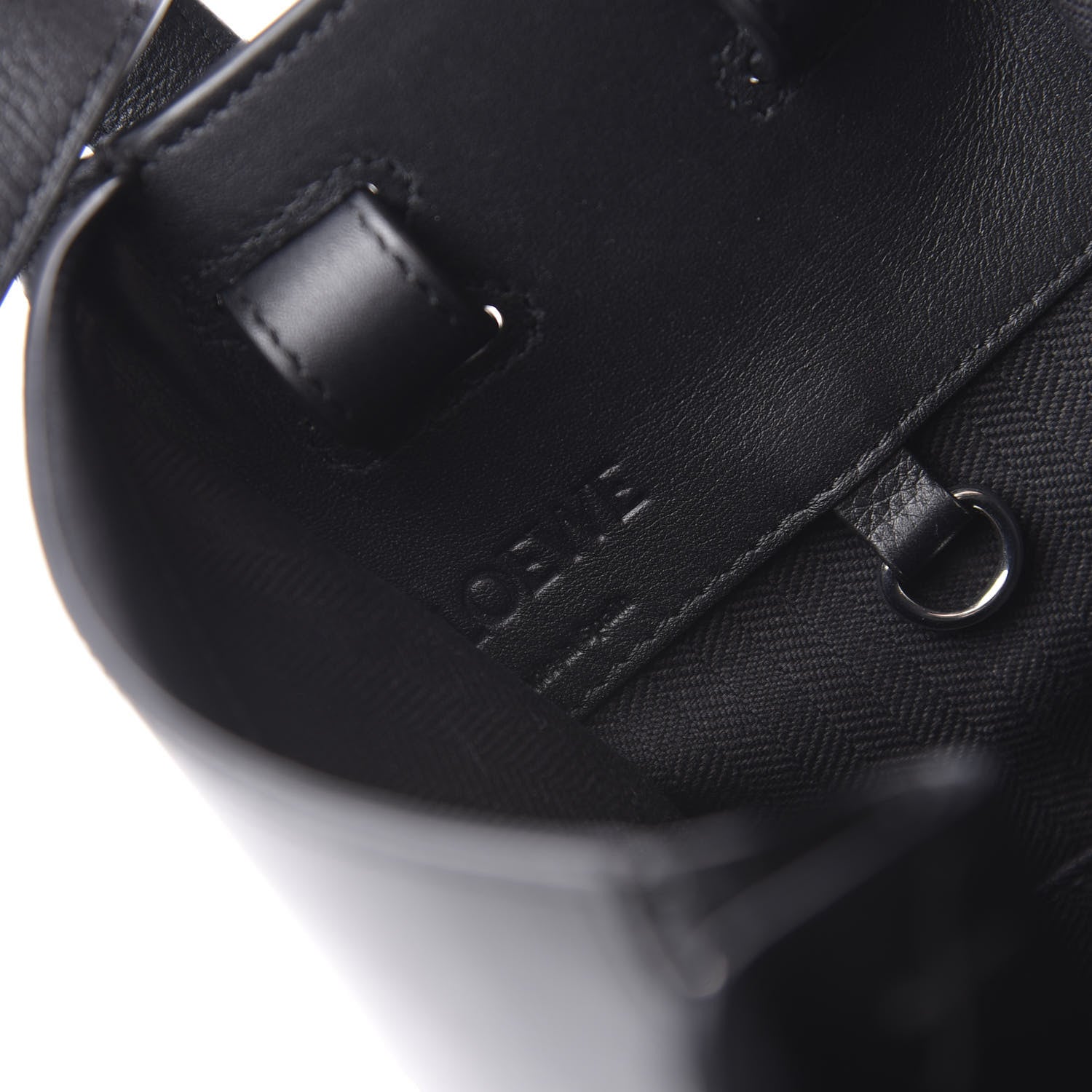 Loewe Calfskin Small Hammock Shoulder Bag Black 8 of 10