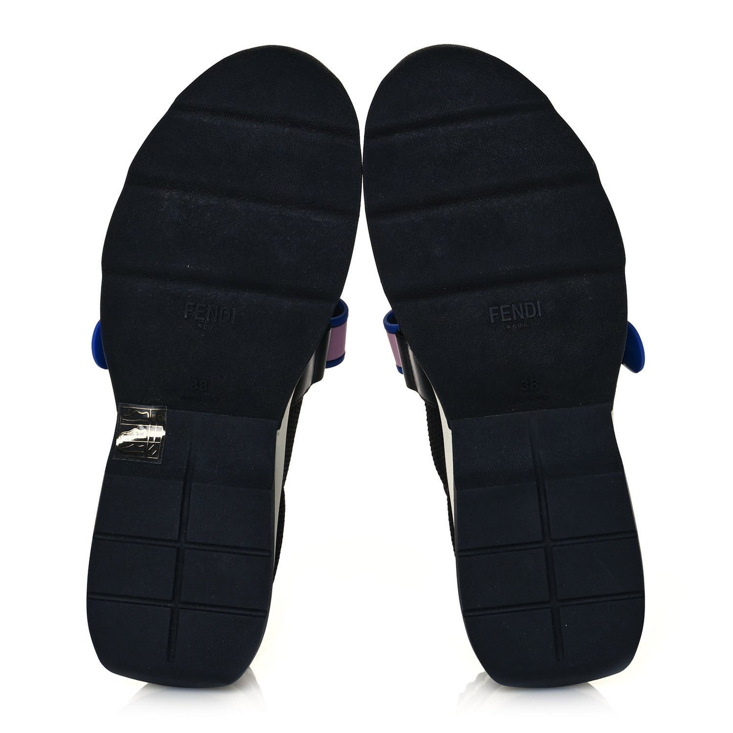 Stretch Yarn Stiff Band Rockoko Sneakers 38 Black