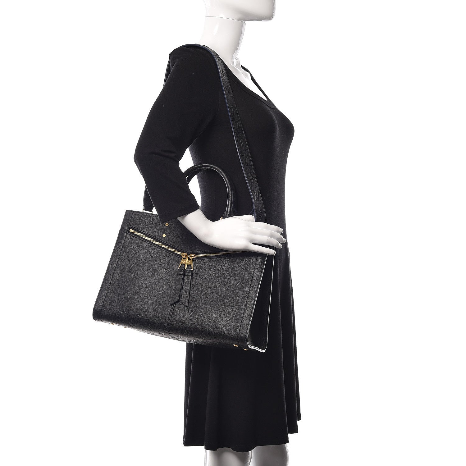 Louis Vuitton Empreinte Sully MM Black 3 of 10
