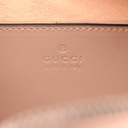 Gucci Calfskin Matelasse Small GG Marmont Chain Shoulder Bag Porcelain Rose 6 of 9