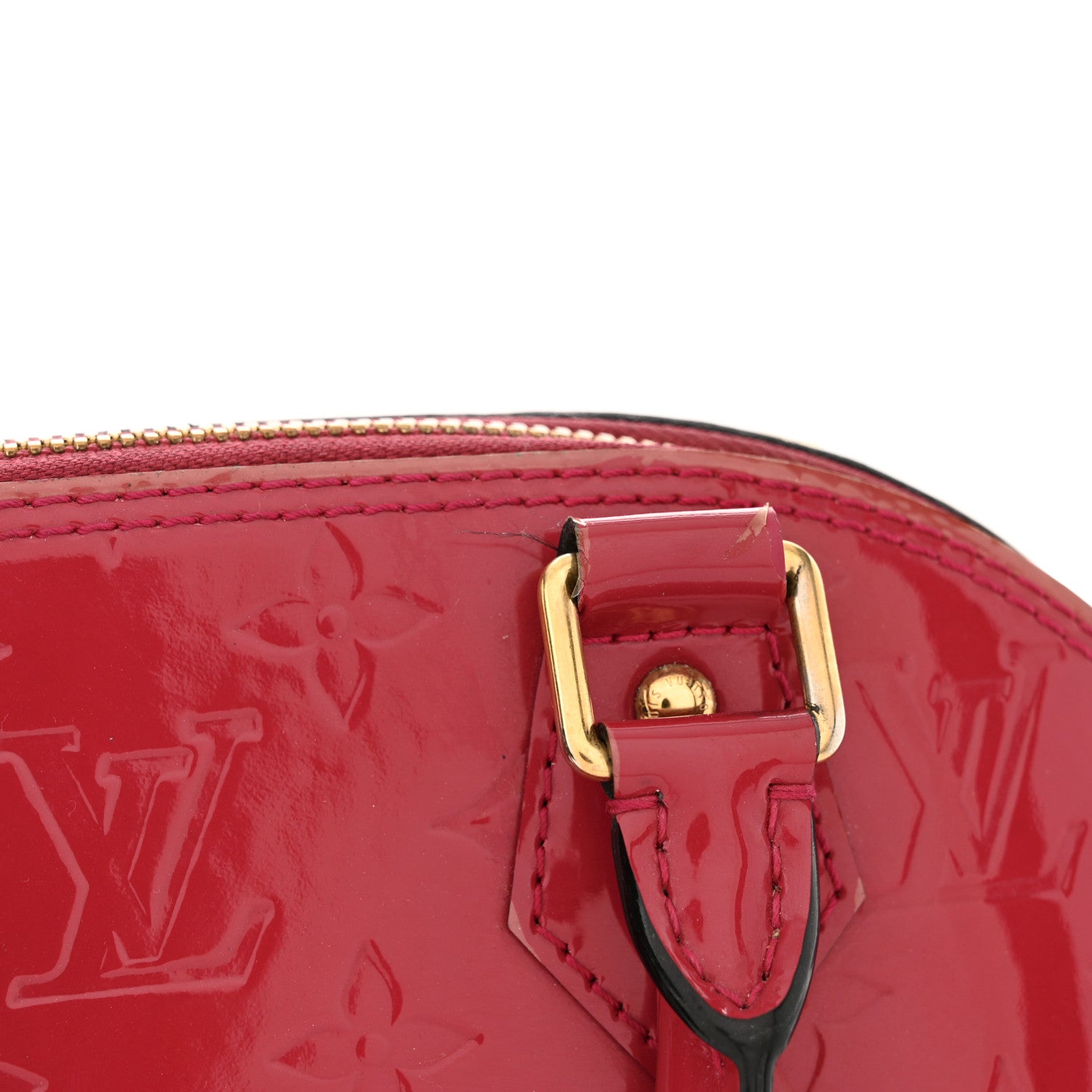 Louis Vuitton Vernis Alma BB Rose Indien 13 of 14