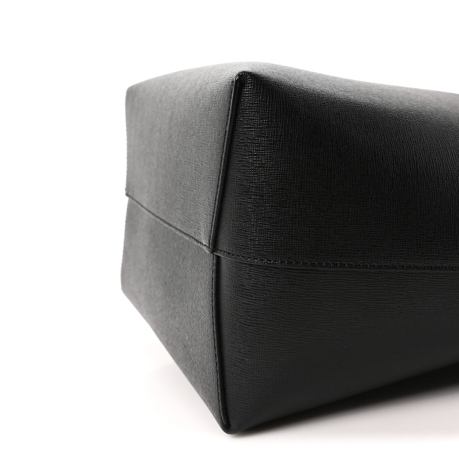 Mansur Gavriel Saffiano Bucket Bag Black Flamma 11 of 11