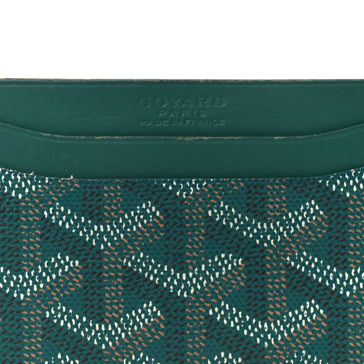 Goyard Goyardine Saint Sulpice Card Holder Green 7 of 11