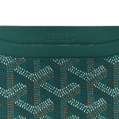 Goyard Goyardine Saint Sulpice Card Holder Green 7 of 11