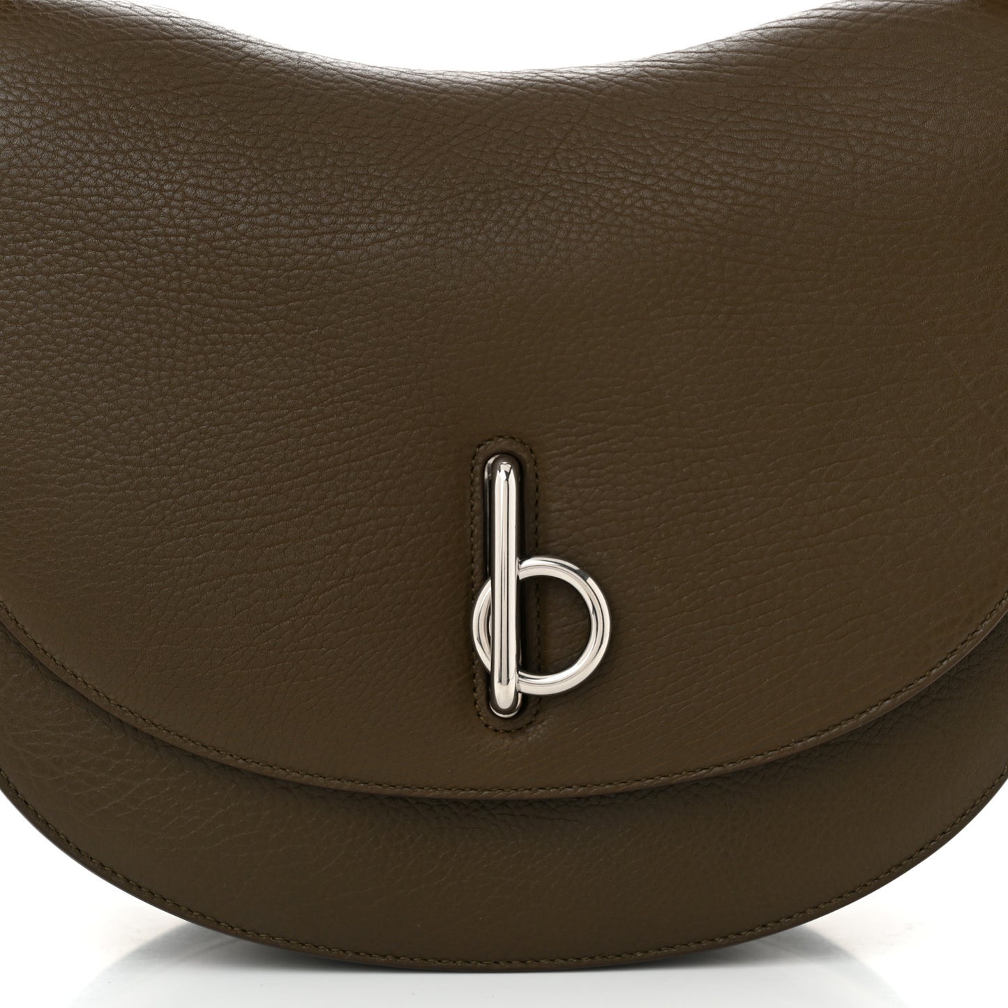 Calfskin Medium Rocking Horse Crossbody Military