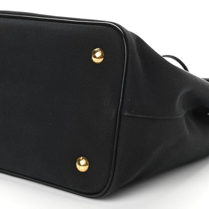 Prada Jacquard Logo Tote Black 9 of 9
