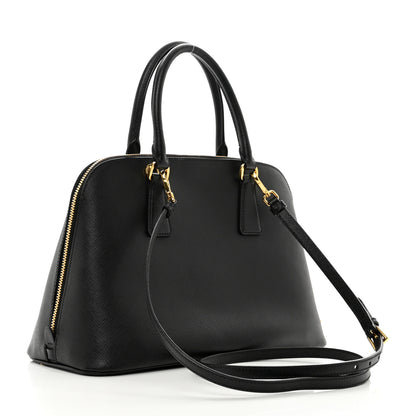 Prada Saffiano Lux Medium Promenade Tote Black 3 of 9