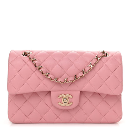 Chanel Caviar Quilted Small Double Flap Pink 1 of 11