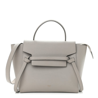 Celine Grained Calfskin Micro Belt Bag Pearl Blue 1 of 13