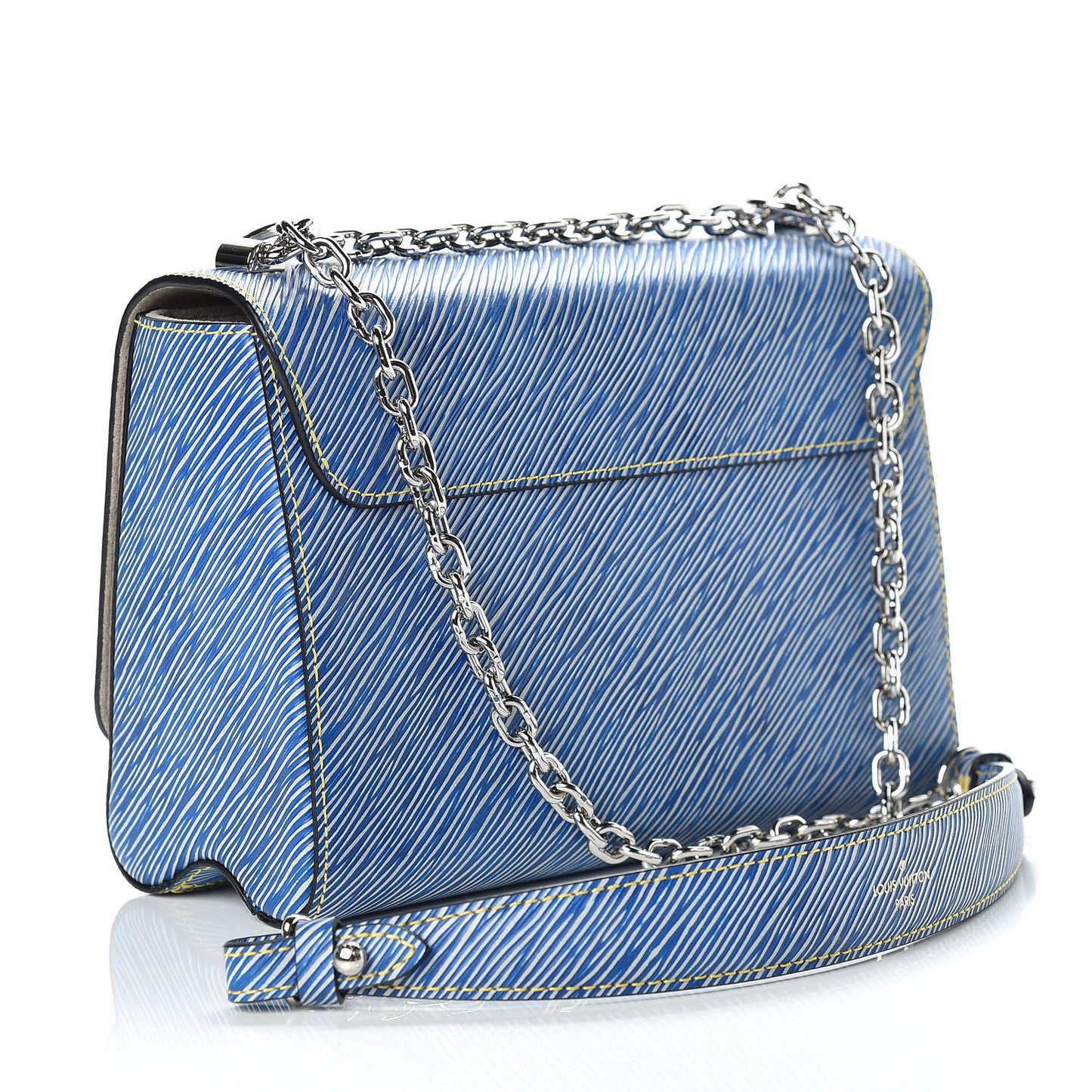 Epi Twist Shoulder Bag MM Denim Light