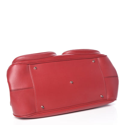Christian Dior Calfskin Medium Detective Satchel Red 4 of 13