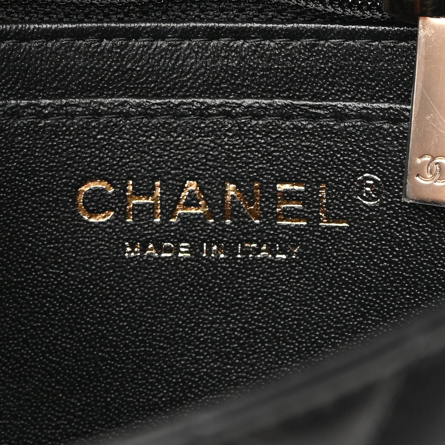Chanel Lambskin Quilted Mini Square Flap Black 6 of 11