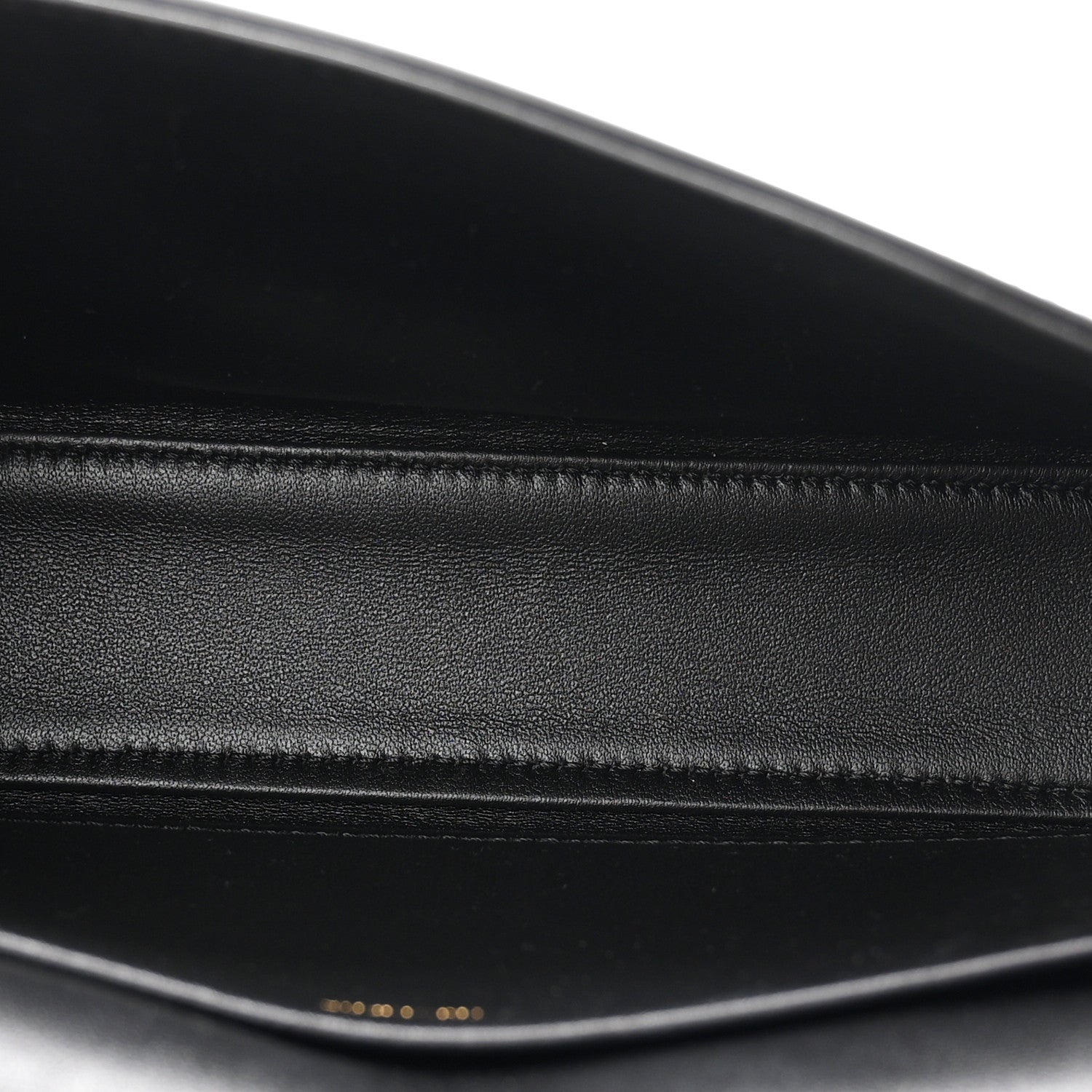 Celine Shiny Calfskin Triomphe Shoulder Bag Black 5 of 11