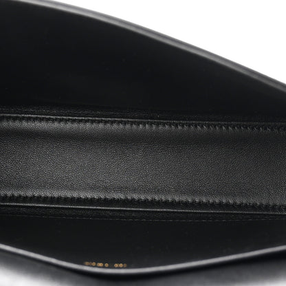 Celine Shiny Calfskin Triomphe Shoulder Bag Black 5 of 11