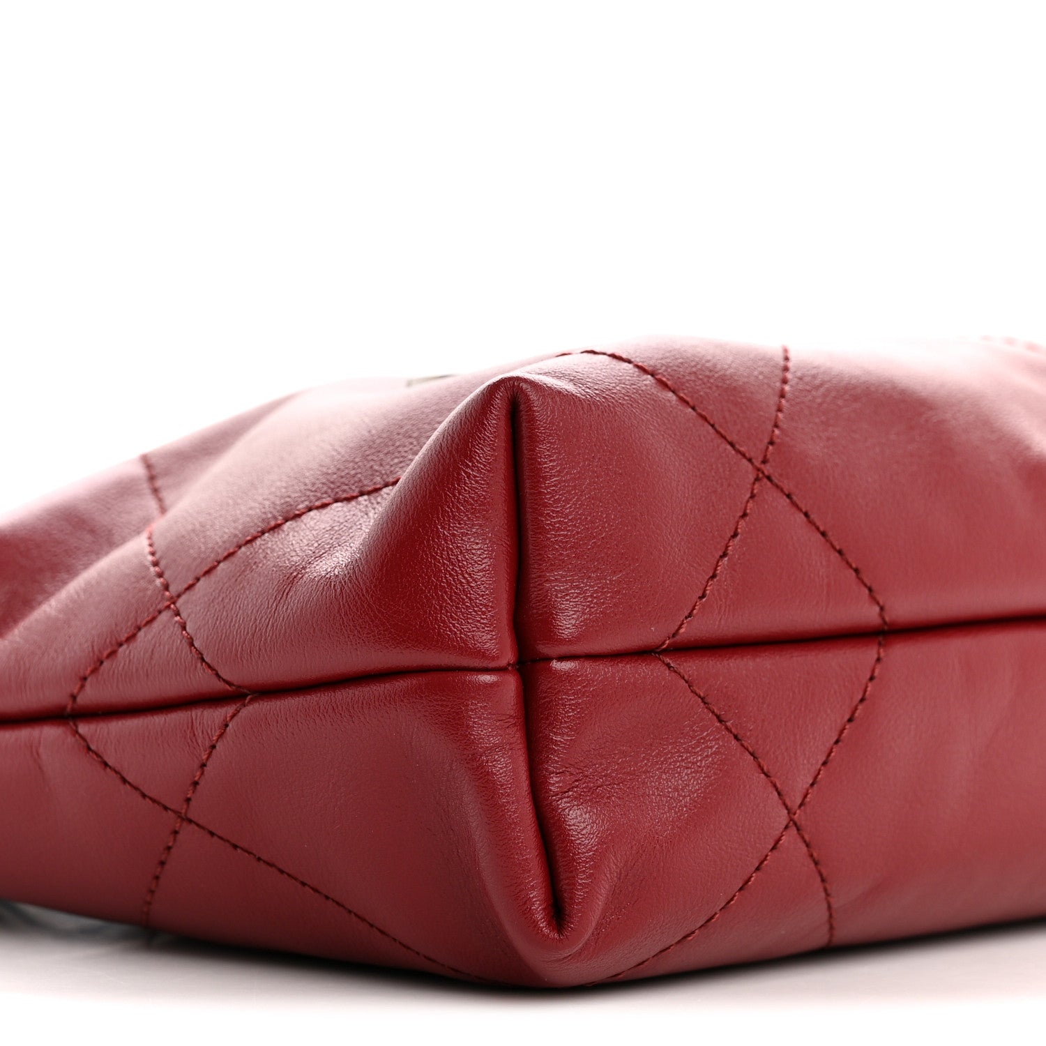 Chanel Shiny Calfskin Quilted Mini Chanel 22 Red 9 of 10