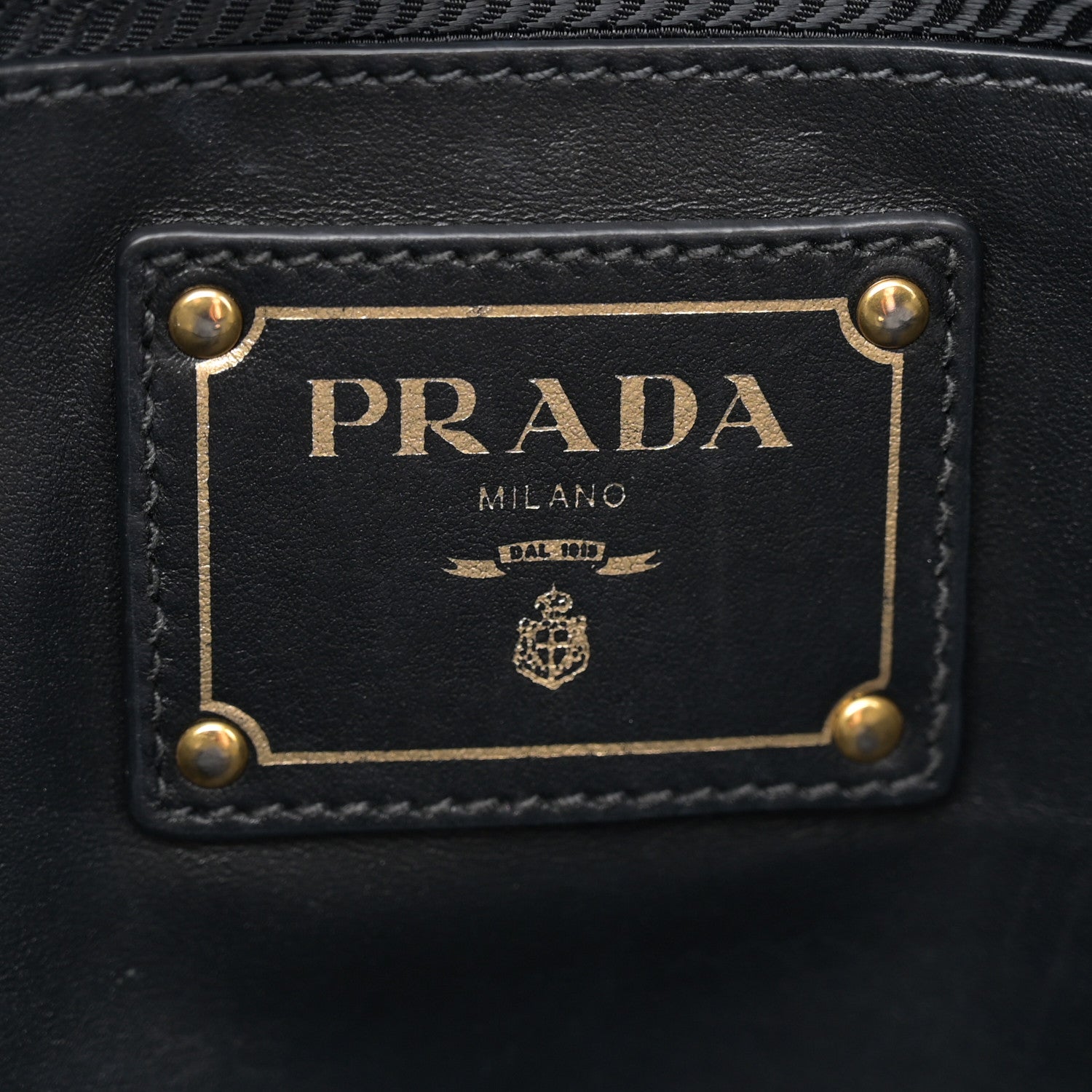 Prada Soft Calf Tote Black 6 of 14