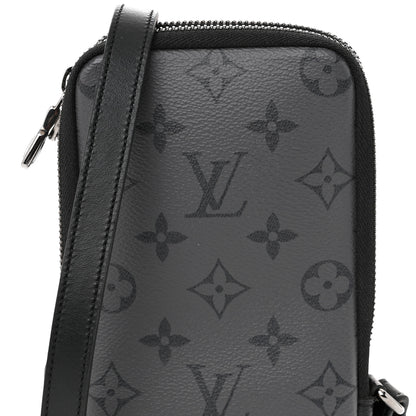 Louis Vuitton Monogram Eclipse Reverse Double Phone Pouch 8 of 11