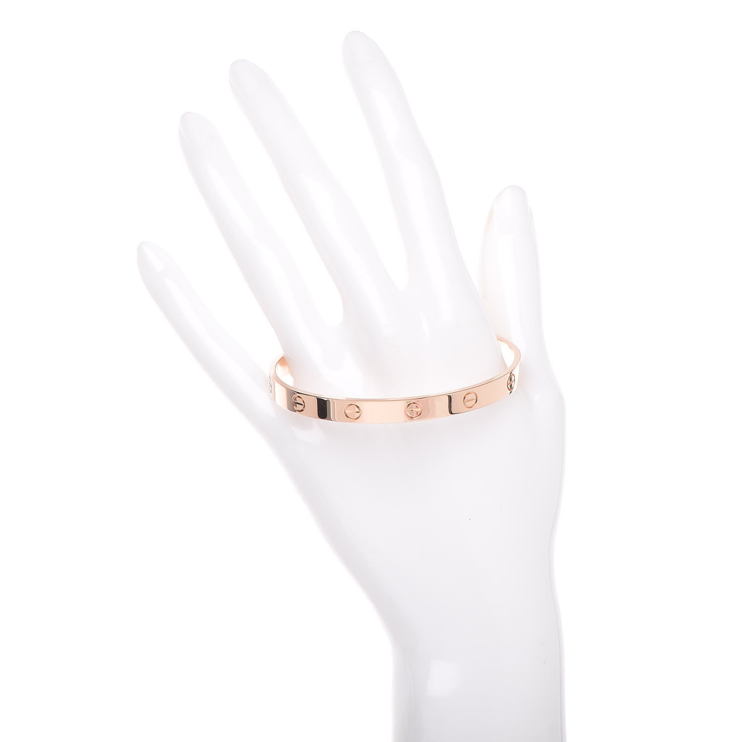 Cartier 18K Pink Gold LOVE Cuff Bracelet 19 2 of 4