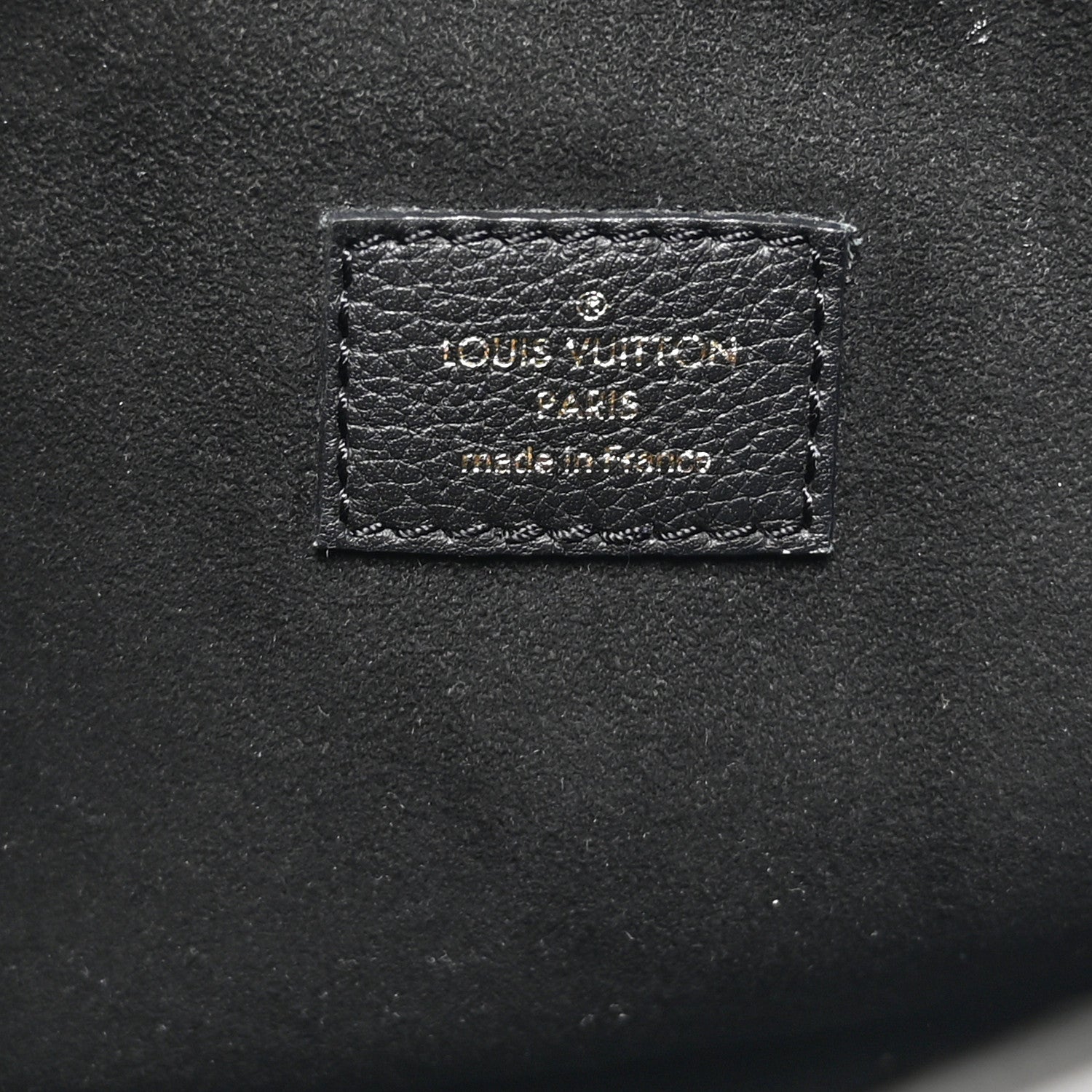 Louis Vuitton Calfskin Lock & Go Tote Black 6 of 9