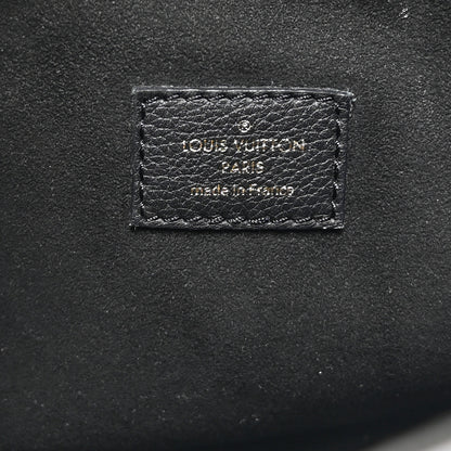 Louis Vuitton Calfskin Lock & Go Tote Black 6 of 9