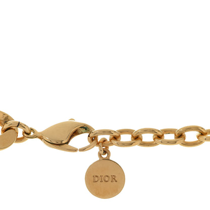 Christian Dior Metal CD Choker Necklace Gold 5 of 5