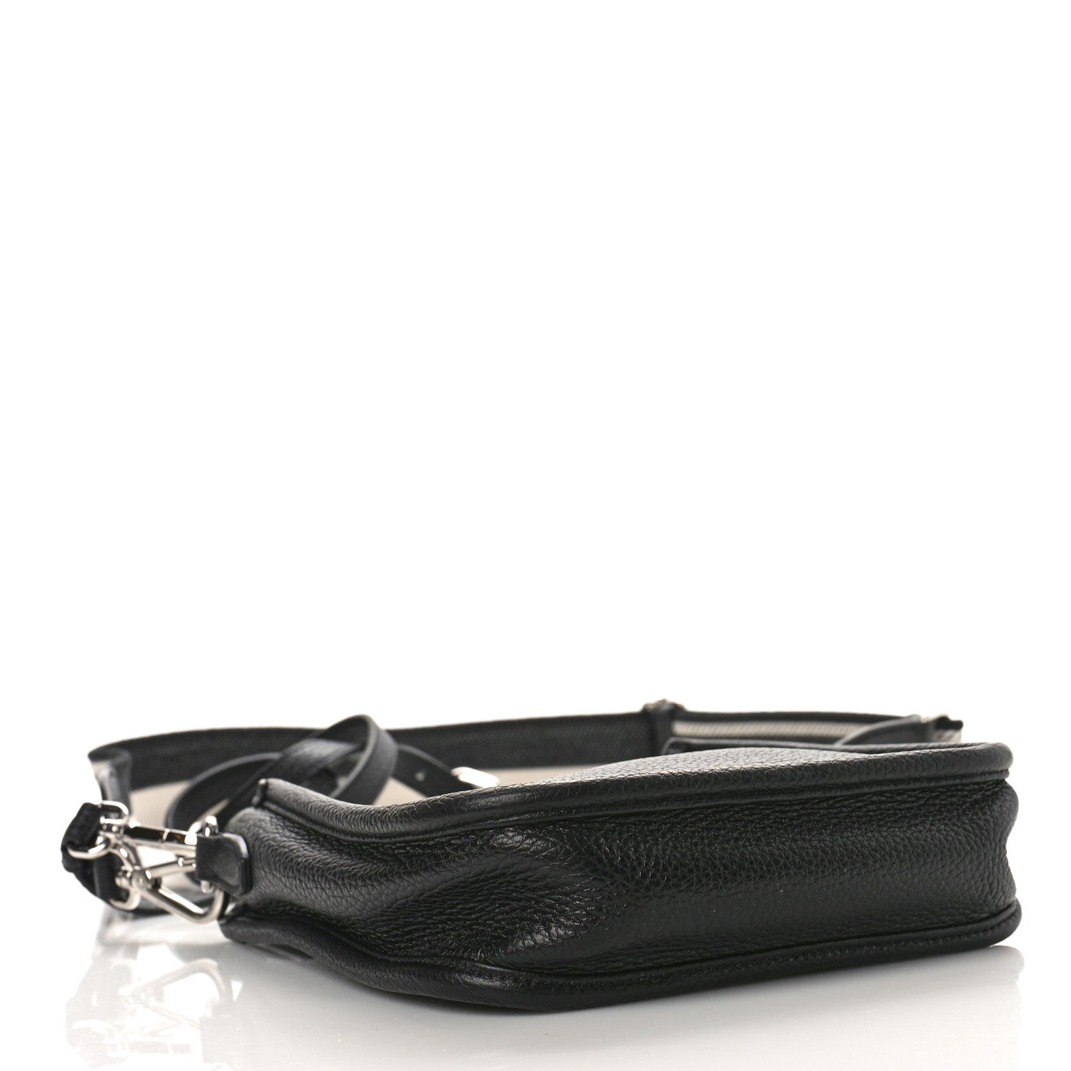 Prada Vitello Daino Soft Mini Hobo Messenger Bag Black 4 of 8