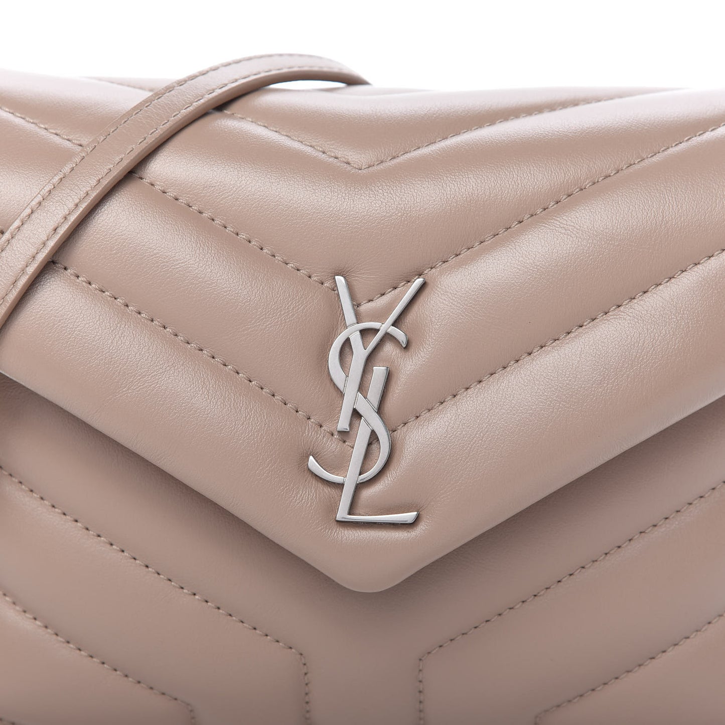 Calfskin Y Quilted Monogram Toy Loulou Crossbody Bag Light Natural