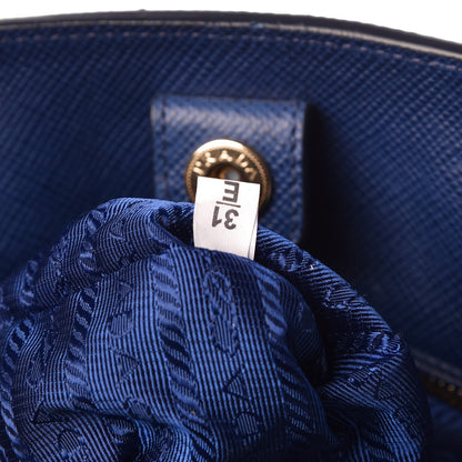 Prada Saffiano Cuir Open Promenade Tote Bluette 9 of 15