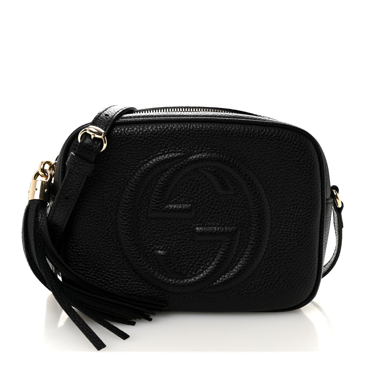 Gucci Pebbled Calfskin Small Soho Disco Bag Black 2 of 19