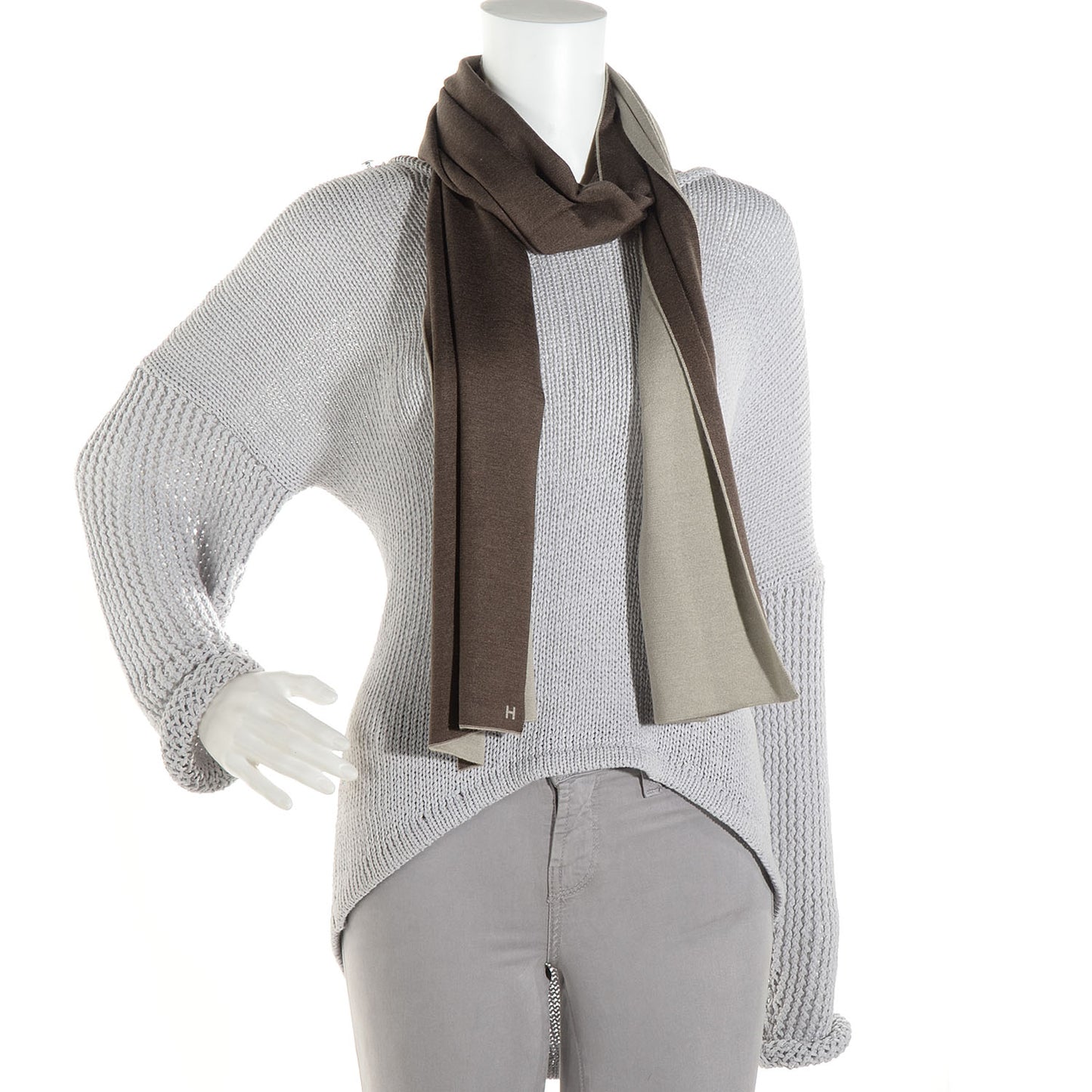 Cashmere Silk Aller Retour Reversible Scarf