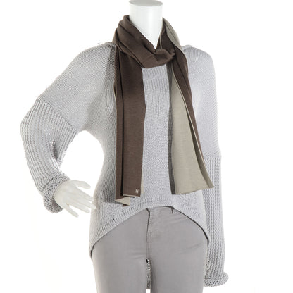 Hermes Cashmere Silk Aller Retour Reversible Scarf 2 of 4