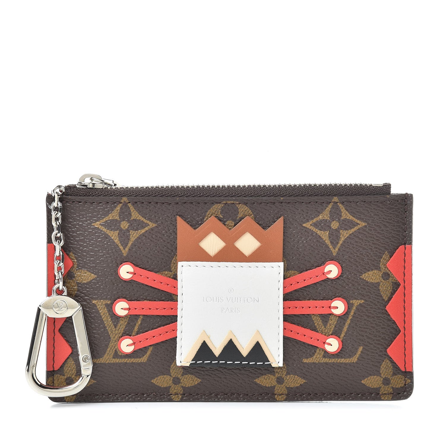 Monogram Tribal Key Pouch