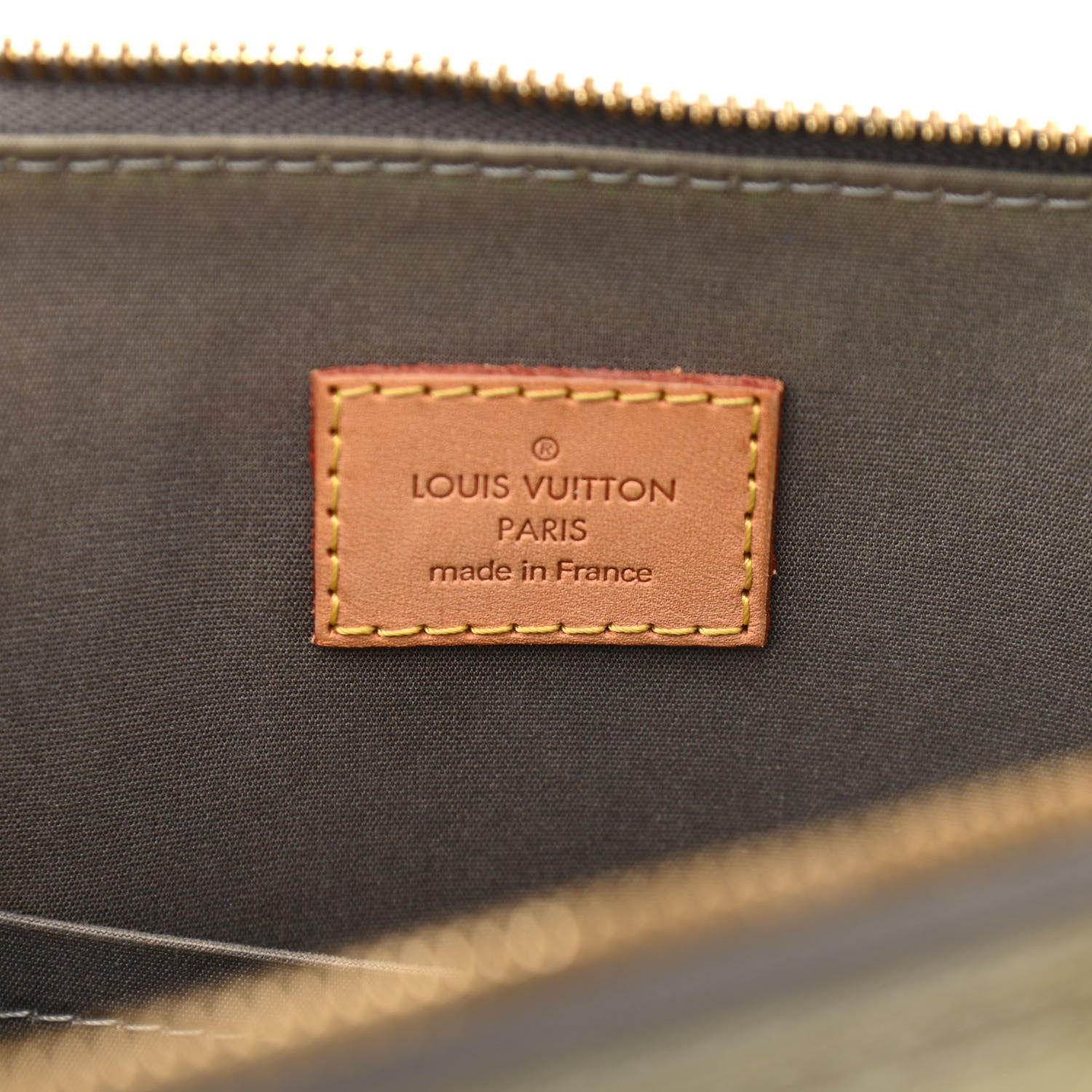 Louis Vuitton Vernis Alma PM Vert Bronze 6 of 14