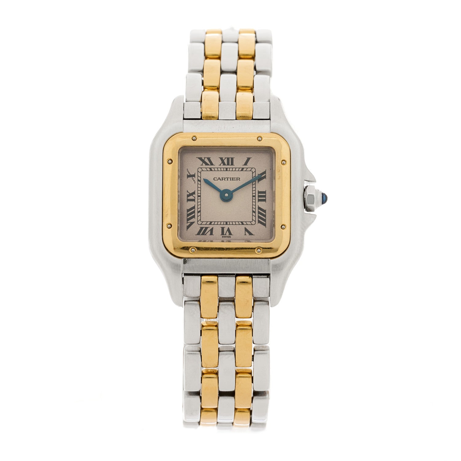 Cartier Stainless Steel 18K Yellow Gold 22mm Panthere Quartz Watch 1 of 4