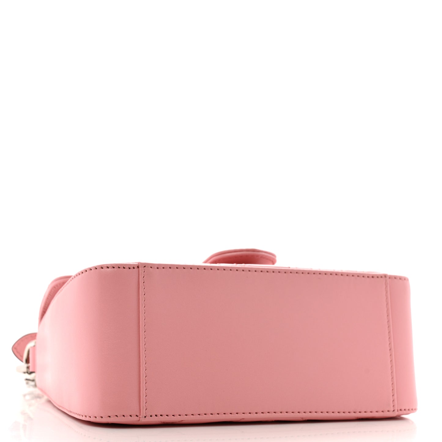 Calfskin Matelasse Mini GG Marmont Top Handle Shoulder Bag Wild Rose