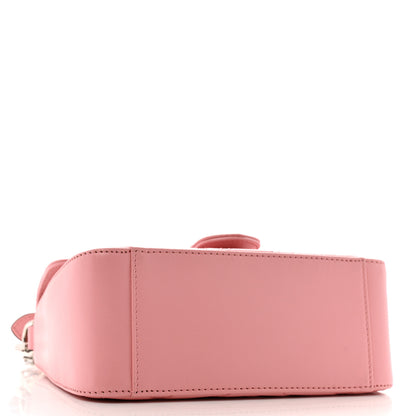 Gucci Calfskin Matelasse Mini GG Marmont Top Handle Shoulder Bag Wild Rose 4 of 13
