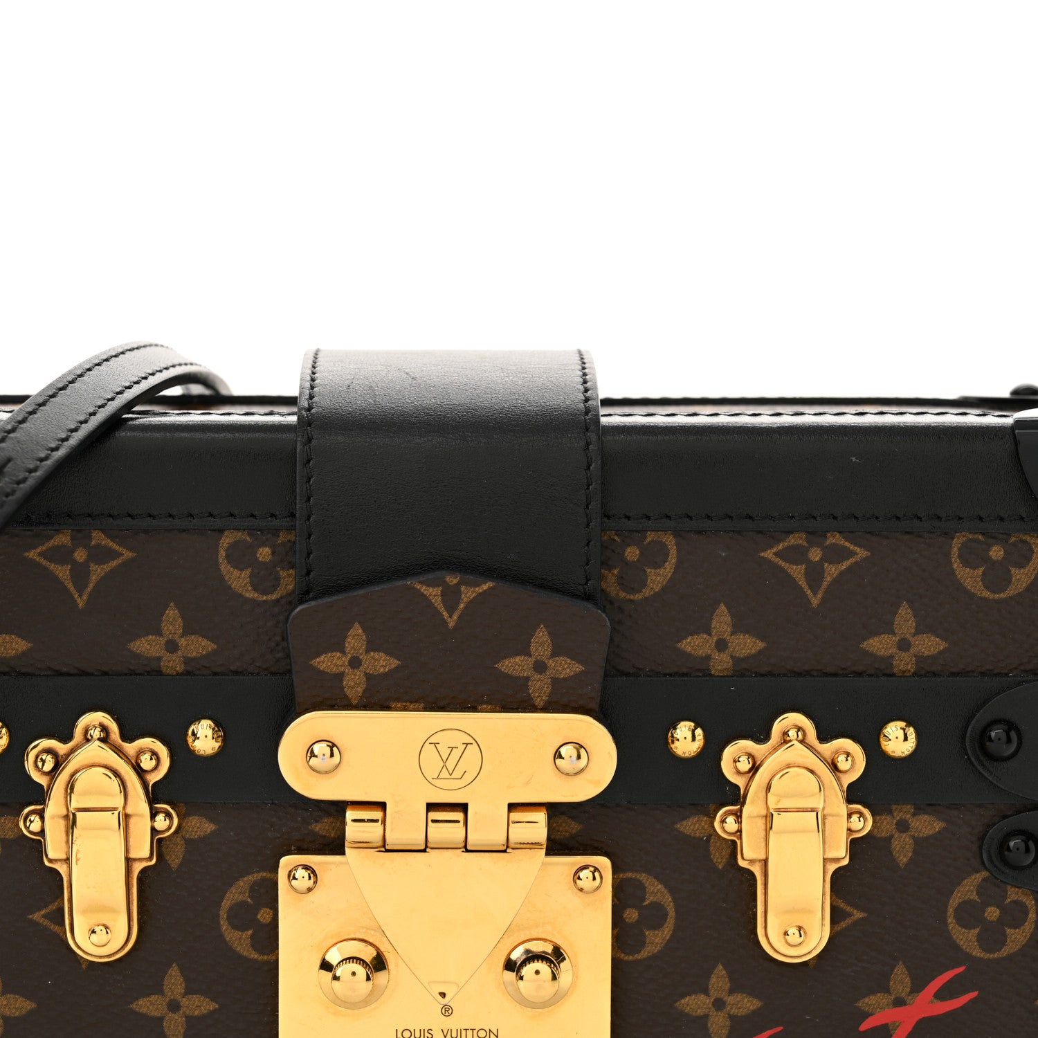 Louis Vuitton Monogram Petite Malle Black 7 of 12