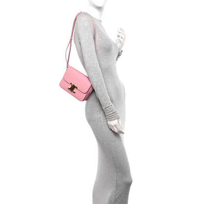 Celine Shiny Calfskin Teen Triomphe Rose 2 of 13